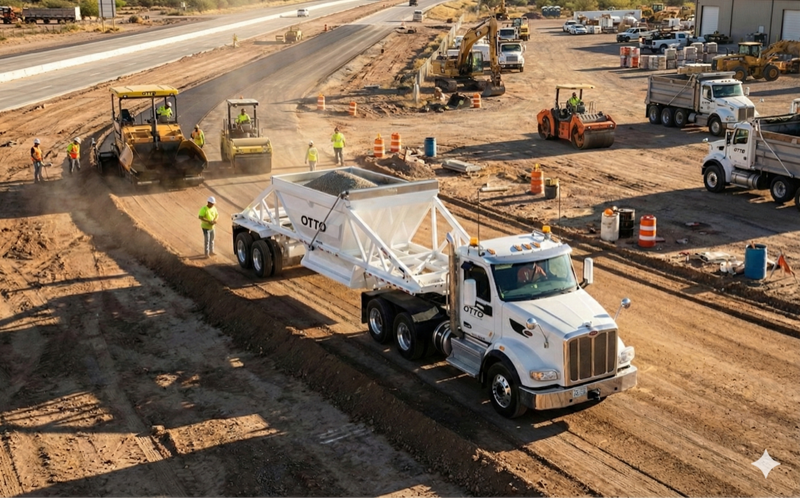 Belly Dump Truck
